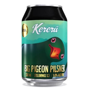 KERERU クラフトビール　ケレルブリューイング　KERERU brewing ニュージーランドクラフトビール　big pigeon pilsner
